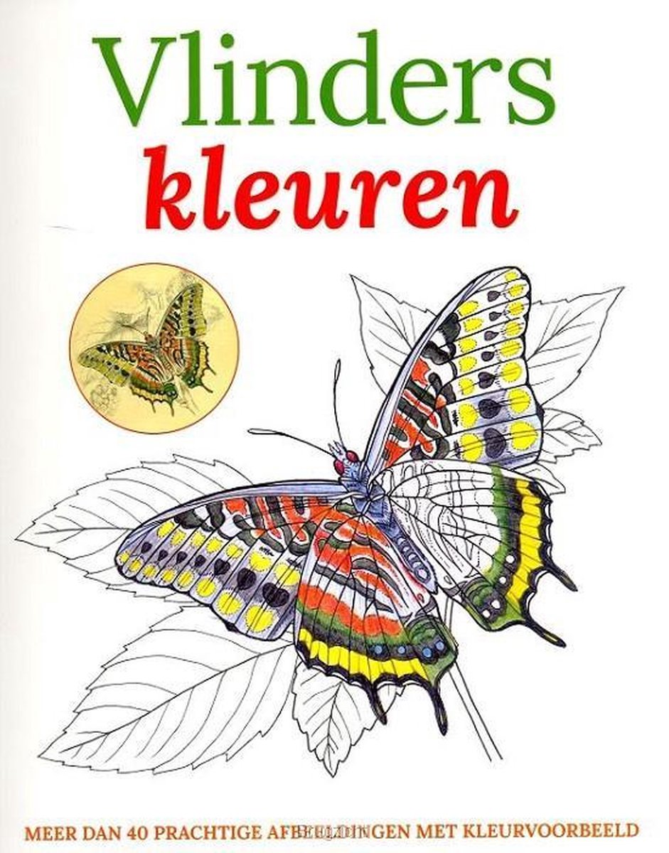 Kleurplaten voor volwassenen: Vlinders Kleurboek