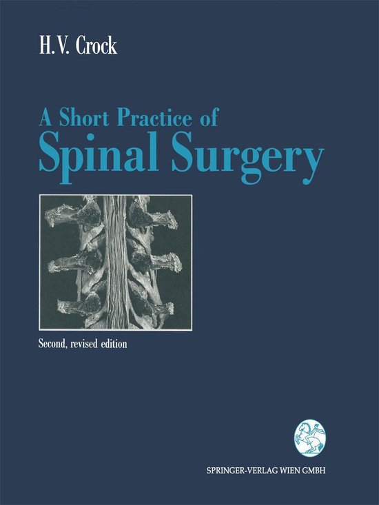 A Short Practice of Spinal Surgery - cover