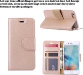 Xssive Hoesje voor Samsung Galaxy J1 2016 J120 Boek Hoesje Book Case Goud