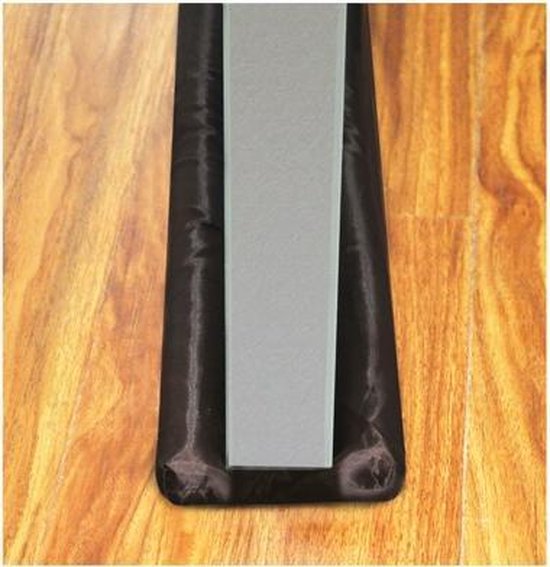 Aidapt - tochtstopper voor deur - 82 cm lang - in te korten - nylon hoes - polyurethaan binnenkant - simpel maar effectief