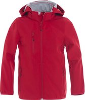 Clique Basic Softshell jacket junior rood 110-120