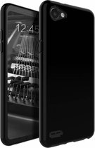 Zwart TPU Siliconen Case Hoesje voor LG Q6