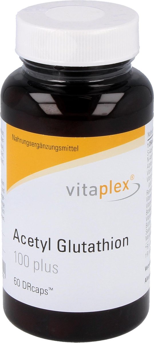 Goedkoopste Vitaplex Acetyl Glutathion 100 plus, 60 DR Capsules