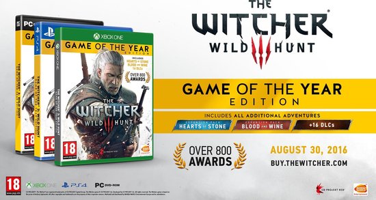 The Witcher 3: Wild Hunt - Game of the Year Edition - Xbox One - Bandai Namco