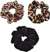 3-pack velvet scrunchies