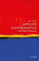 Boek met een rood, geel en blauw abstract ontwerp. Titel: APPLIED MATHEMATICS A Very Short Introduction door Alain Goriely.