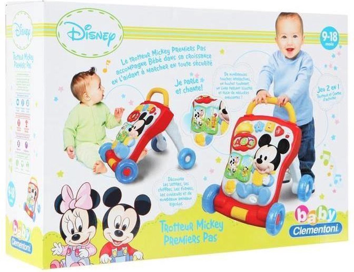 uitbreiden krijgen Ik heb een Engelse les Mickey Mouse Baby Looprekje speelgoed | bol.com