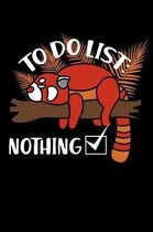 To Do List - Nothing