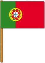 Luxe zwaaivlag Portugal