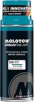 Molotow Urban Fine Art Acryl Spray: Lagune Groen - 400ml spuitbus voor canvas, plastic, metaal, hout etc.