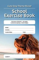 Cute Dog Theme Ruled School Exercise Book