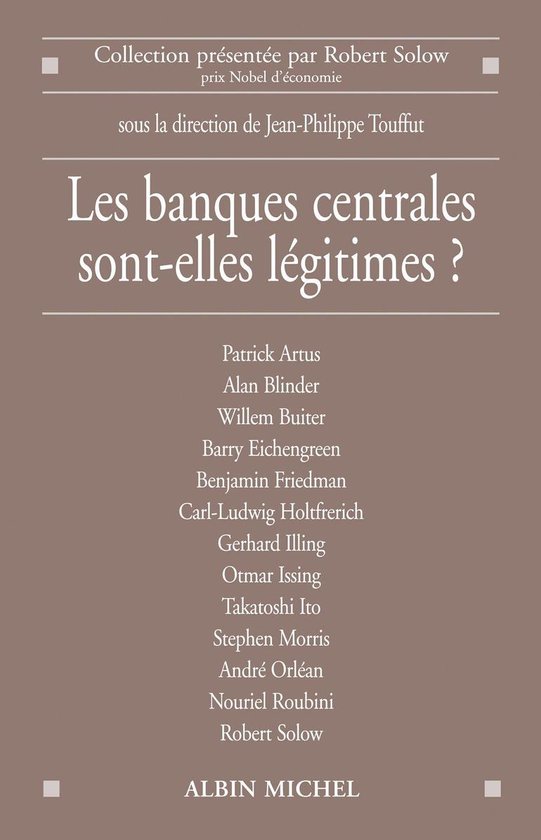 Les Banques centrales sont-elles légitimes ? - cover