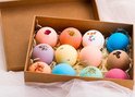 SensaHome 100% Natuurlijke Bruisballen voor in Bad - 12 Etherische Aroma Badbommen - Handmade Bath Bombs - Giftset