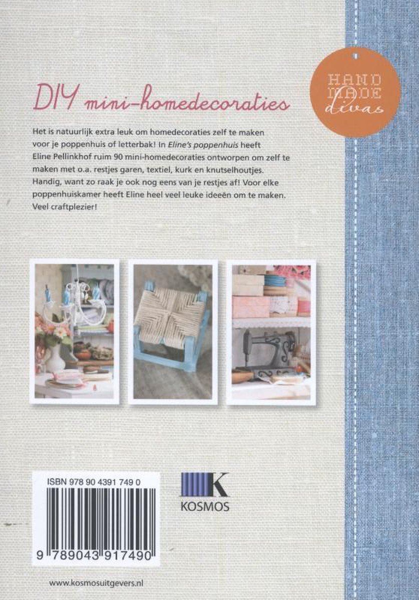 Handmade divas - Eline's poppenhuis - back cover