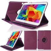 Xssive Tablet Hoes - Case - Cover 360° draaibaar voor Samsung Galaxy Tab 4 10 inch T530 T533 T535 T531 Paars