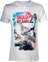 Dead Islandwhite With Full Colour Print - Xl