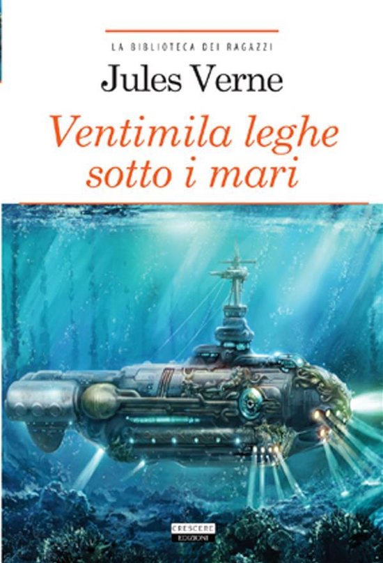 La biblioteca dei ragazzi - Ventimila leghe sotto i mari - cover