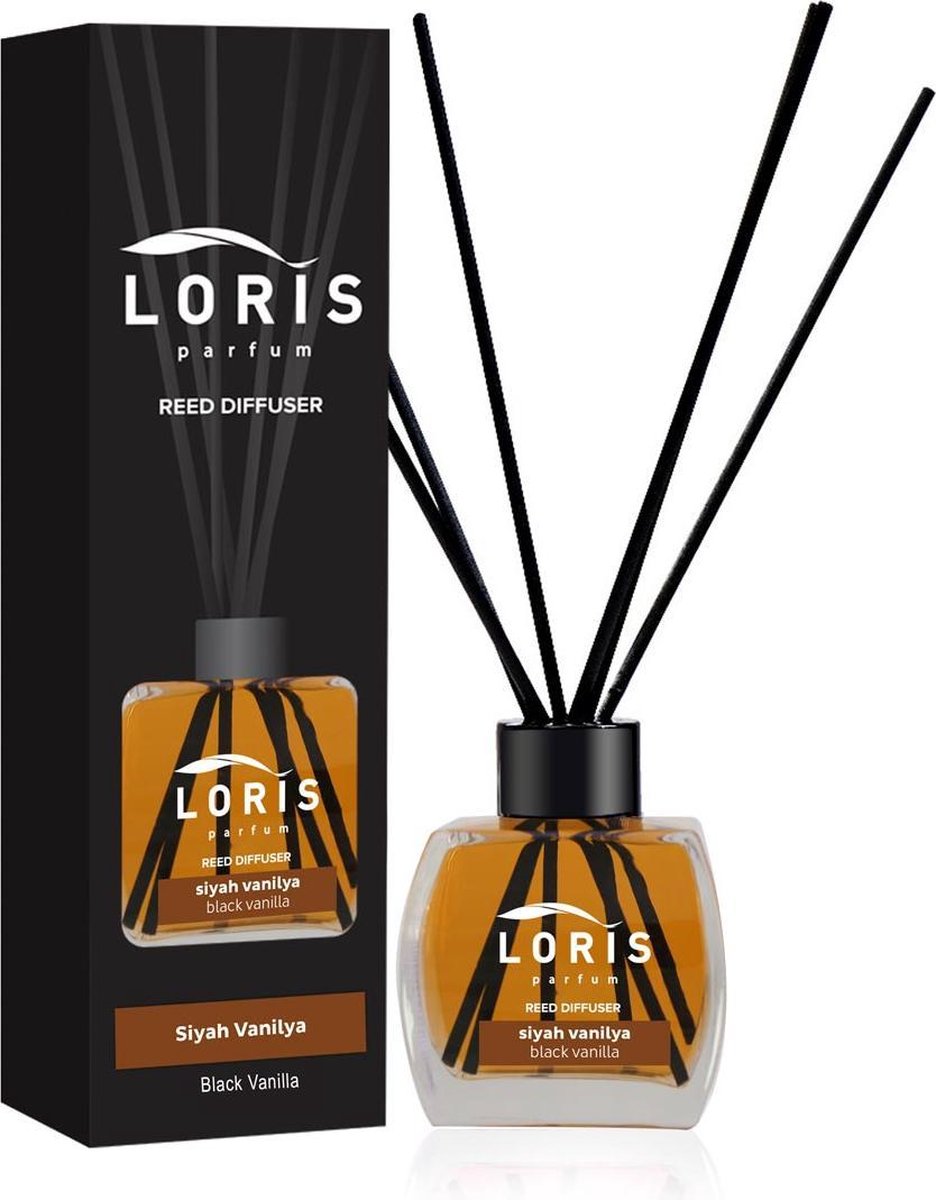 Loris Parfum - Black Vanilla - Huisgeuren - Geurstokjes