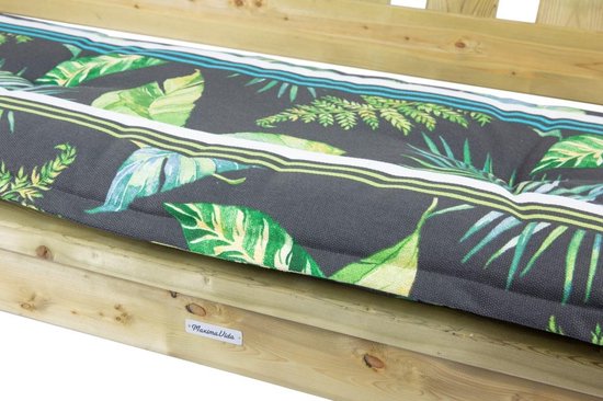 TexDeko® Garden Tuinbankkussen 100 x 40 x 8 cm, waterafstotend, uv-bestendig, met Oeko-Tex-certificaat, gewatteerd, bankkussen, bekleding, zitkussen, (zand