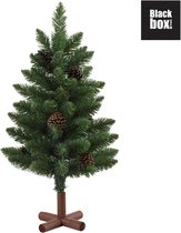 Black Box kerstboom highwood spruce maat in cm: 38 x 15 groen