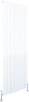 Design radiator verticaal staal glanzend wit 100x58,8cm 898 watt - Eastbrook Addington type 10