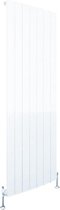 Design radiator verticaal staal glanzend wit 120x58,8cm 1055 watt - Eastbrook Addington type 10