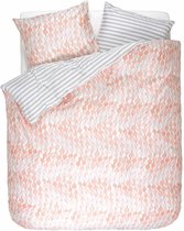 ESPRIT Krisa Dekbedovertrek - Coral Pink - Lits Jumeaux - 240 x 200/220 cm + 2 kussenslopen 60x70 cm