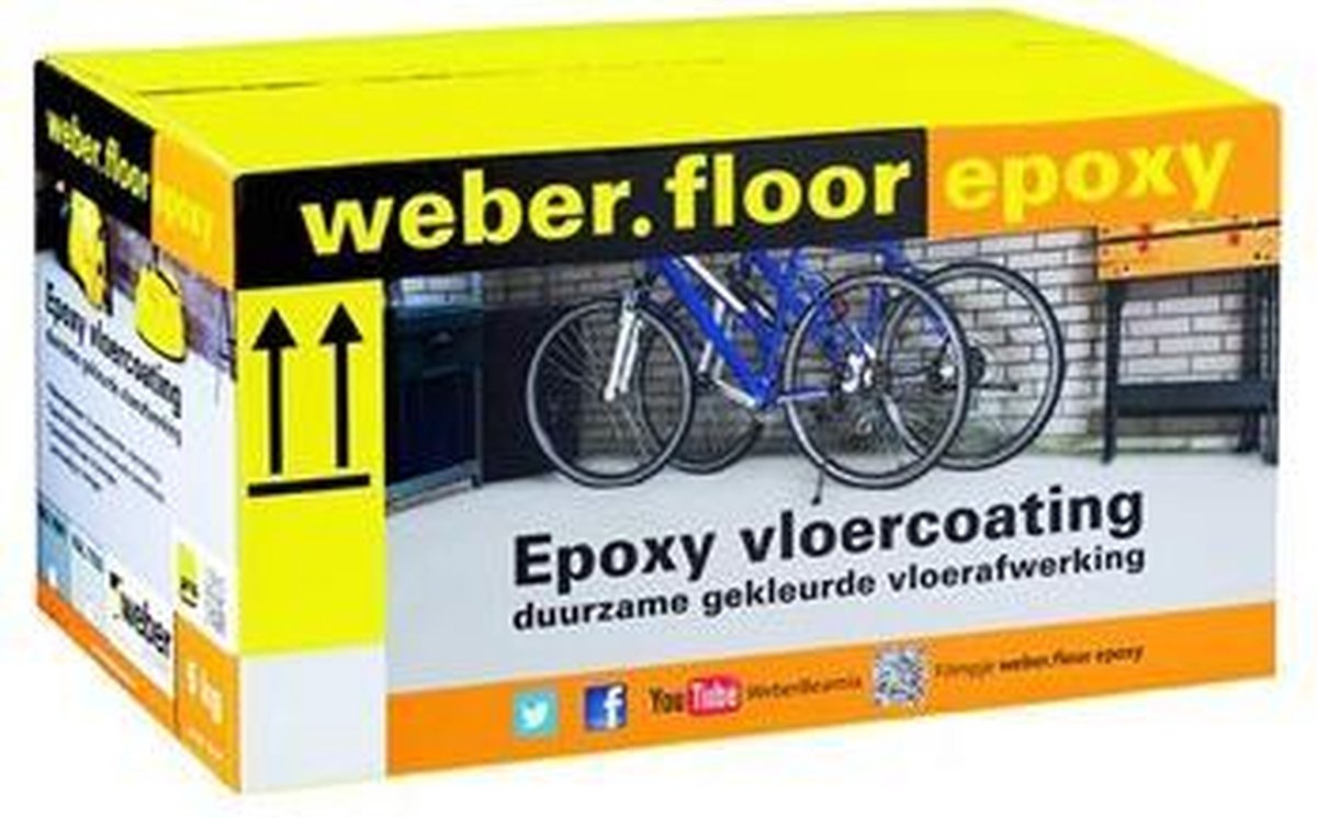 Weber Floorepoxy ral7001 grijs