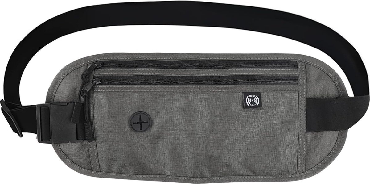 Sac banane plat antivol sac banane de voyage avec protection RFID sac banane de. bol