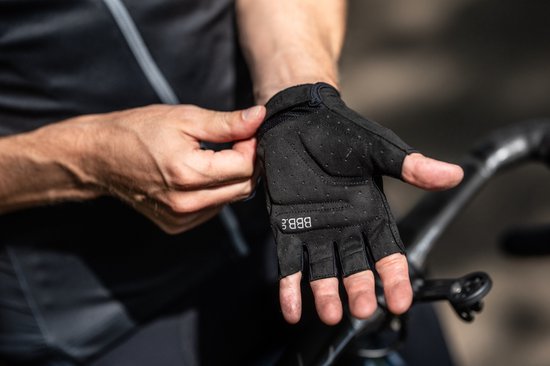 BBB Cycling AirSupport - Fietshandschoenen Zomer - 15 - 25 ° - Medium Padding - Ventilerende - Racefiets & MTB - Unisex Wielrenhandschoenen - Zwart van BBB Cycling — afbeelding 4