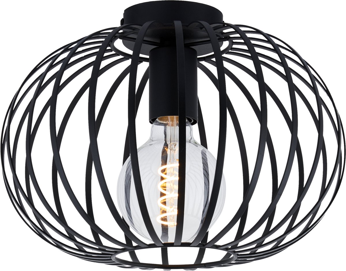 Lighto | Design plafondlamp zwart 30cm Ø | Julia