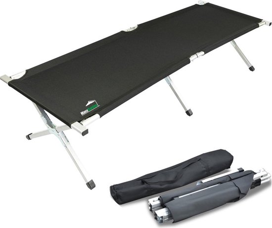 Foto: Maxxgarden kampeerbed stretcher veldbed opvouwbaar met draagtas 190x64x43 cm