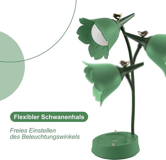 Bureaulamp voor kinderen, sterrenhemel, projector, led-bedlamp, 360 graden verstelbaar, zwanenhals, leeslamp, helderheid kan worden aangepast, met penhouder, kinderkamer, tafellamp, cadeau voor