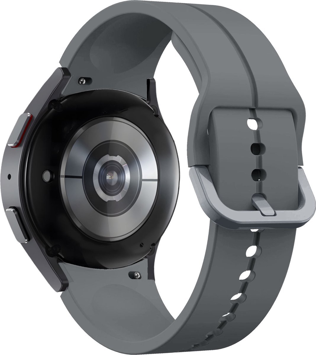 Horlogebandje voor Samsung Galaxy Watch 6 / 6 Classic / 5 40 MM & 44 MM / 5 Pro / Watch 4 & Watch 4 Classic / Watch 3 41MM – Siliconen – Ruimte Grijs Comfortabel & Waterbestendig