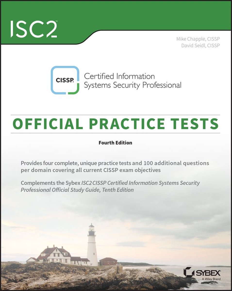 Omslag van ISC2 CISSP Certified Information Systems Security Professional Official Practice Tests