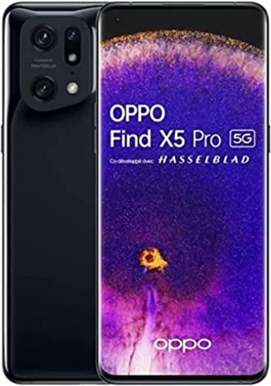 OPPO Find X5 Pro CPH2305 17 cm (6.7") Dual SIM Android 12 5G USB Type-C 12 GB 256 GB 5000 mAh Zwart