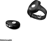 PEEKGUARD© - SOS Noodknop Armband - Geschikt voor EVO 07 - Zwart - Draagt Comfortable