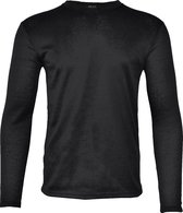 Heat Booster - Thermoshirt heren - met fleece gevoerd - Zwart - L
