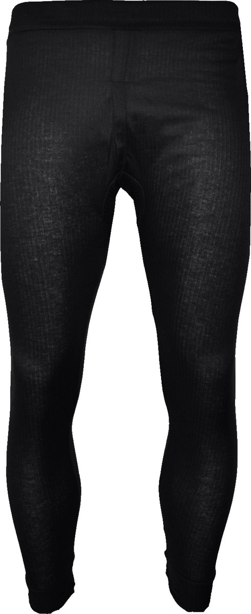Heren thermobroek Heat Booster onderbroek kleur zwart maat L