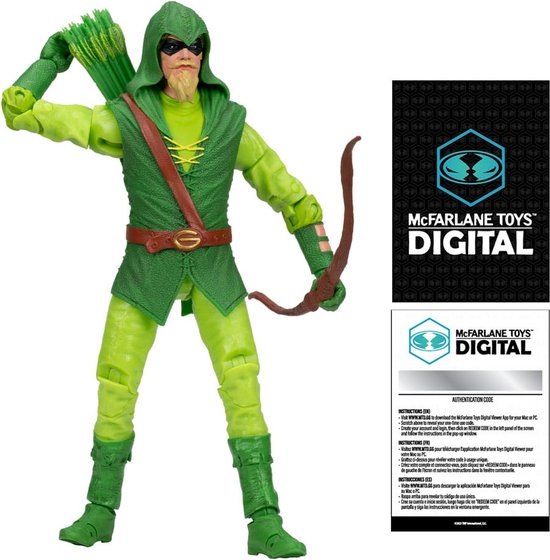 Foto: Dc direct mcfarlane toys digital action figure arrow longbow hunter 18 cm wave 2