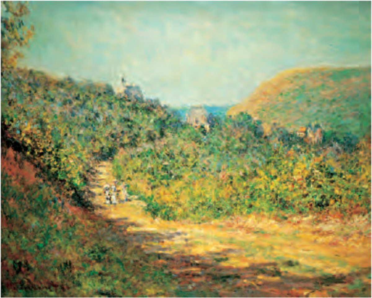 Catch Projecten Claude Monet - Petites Dalles - Kunstposter - 40x50 cm Multicolor