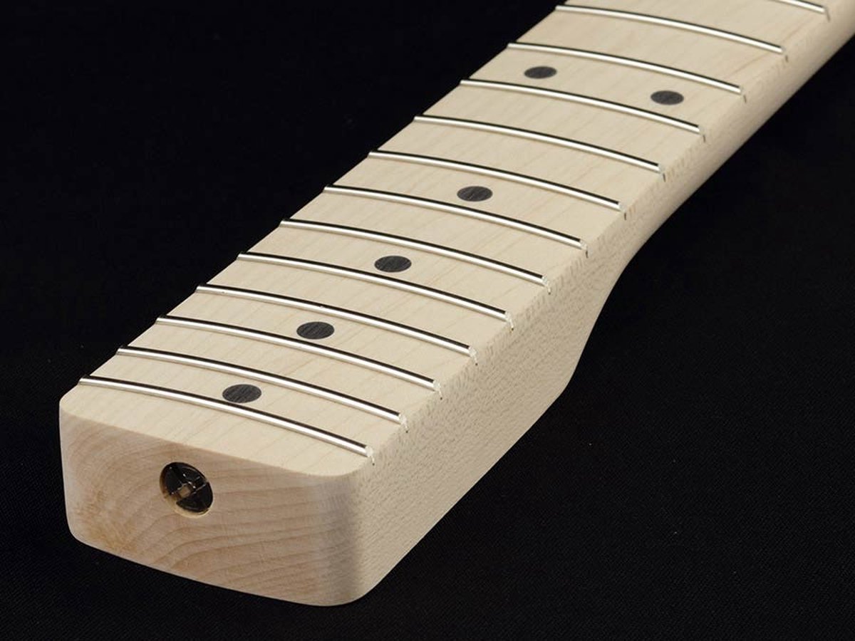 Allparts SMOFAT – Stratocaster® hals, chunky profiel, esdoorn, 9,5 radius, unfinished