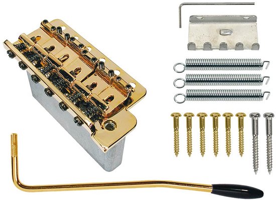 Boston T-290-G Stallion tremolo brug (ST-stijl) goud