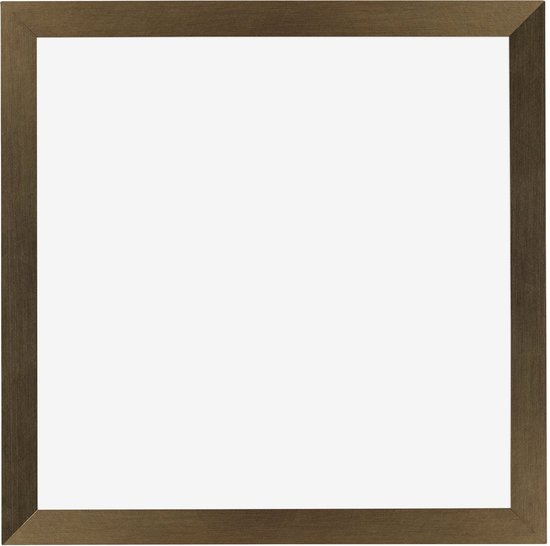 Cadre photo bronze avec un motif subtil.