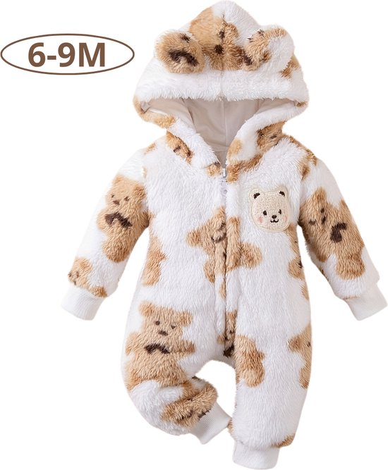 Bovista Berenpakje Baby - Winterpak - Onesie - Teddy - Romper - Pakje - Jongen - Meisje - 6-9 Maanden