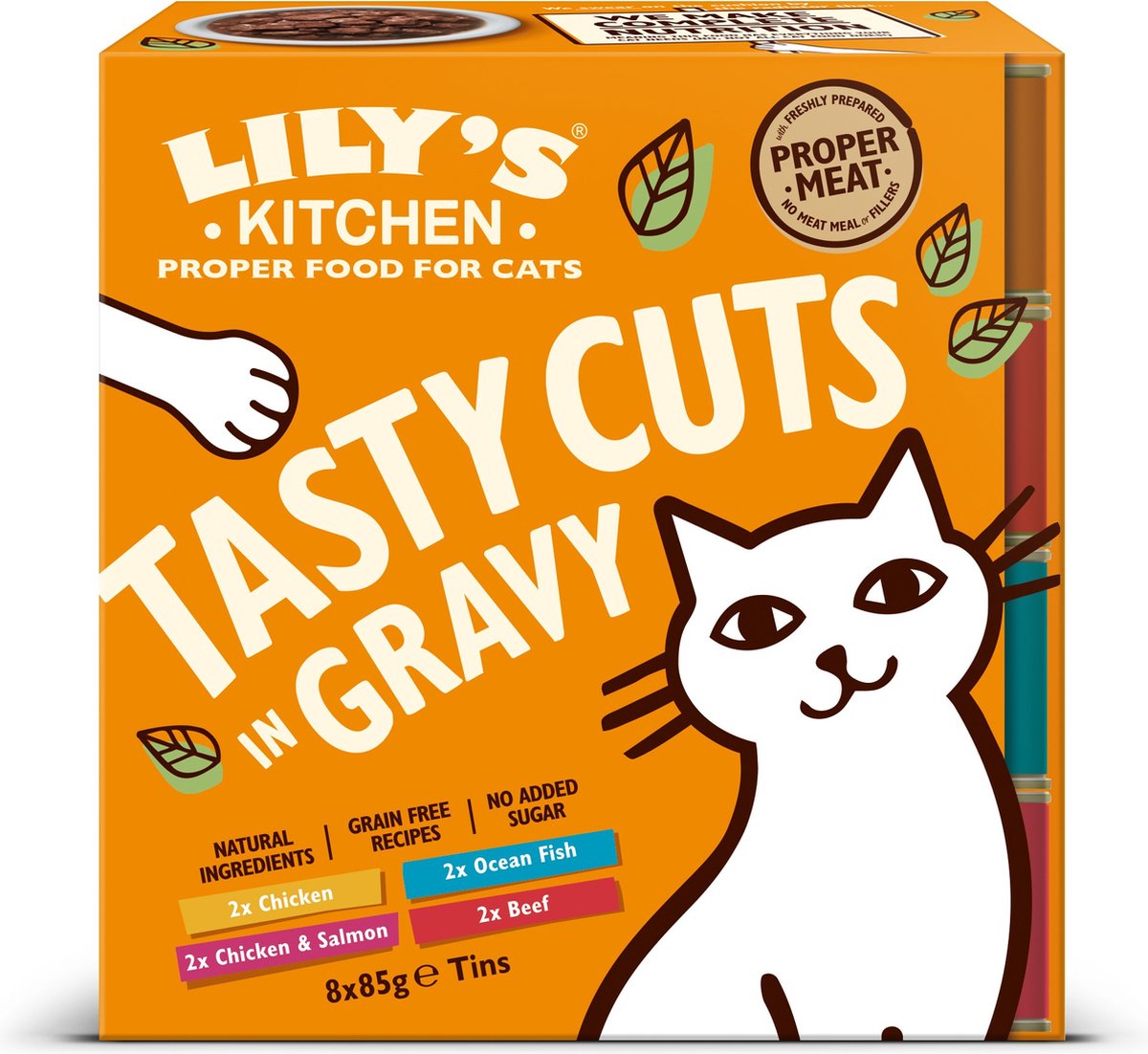 Lily’s Kitchen – Tasty Cuts In Gravy Multipack Kattenvoer 8 x 85 gram