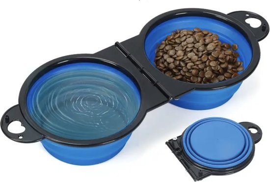 Voer/waterbak voor onderweg 11cm/22 cm