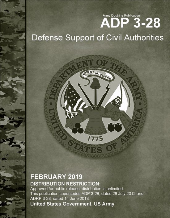 Army Doctrine Publication ADP 3-28 Defense Support of Civil  ... - cover