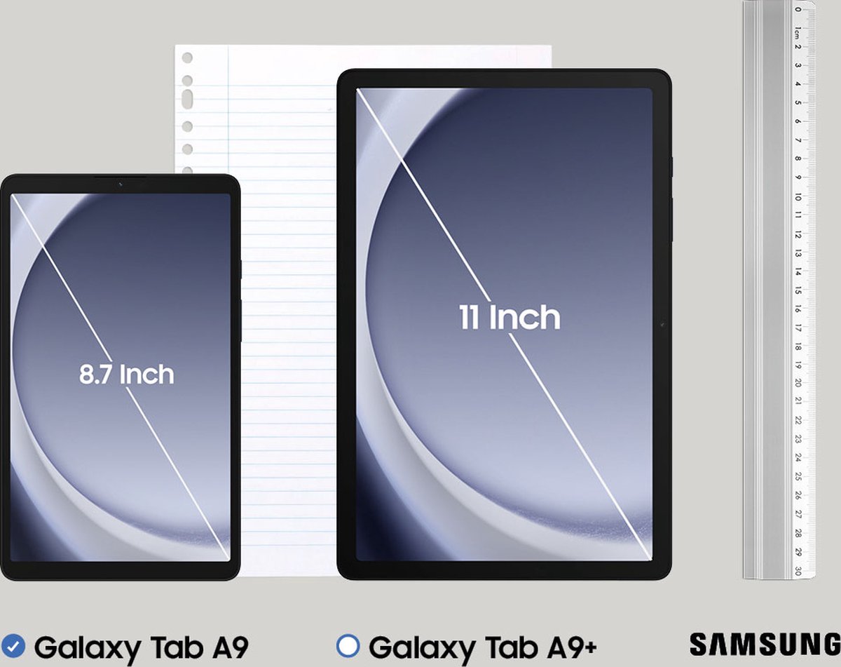 Samsung Galaxy Tab A9 - 64GB - 8.7 inch - Silver — afbeelding 4