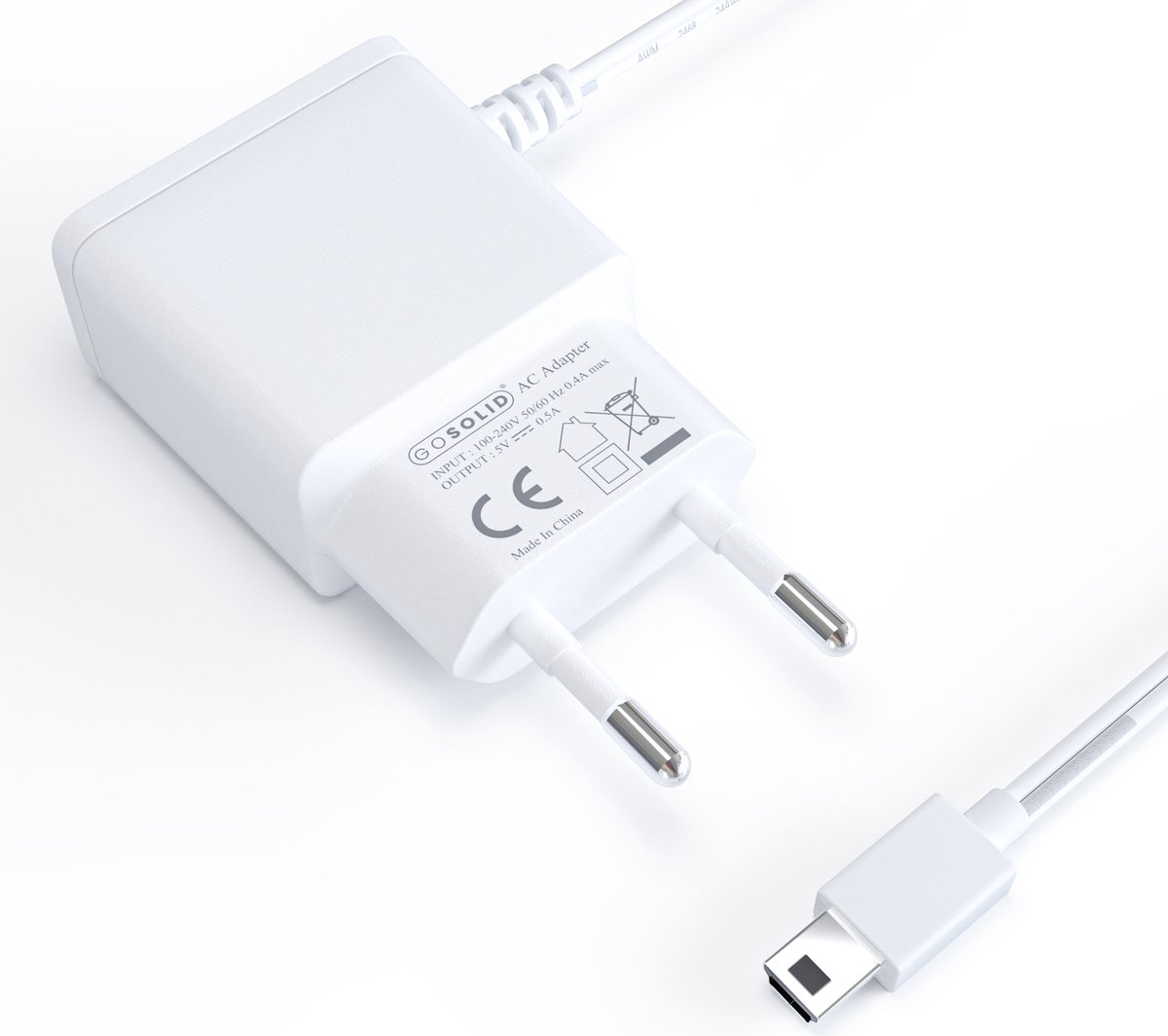 GO SOLID! ® Adapter geschikt voor Lionelo Babyline 7.1 babyfoon